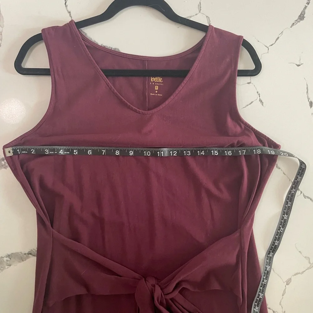 Belle by Kim Gravel Plum Knit Dress (M) - Picture 6 of 7